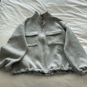 Madewell - sweatshirt jacket - XXS